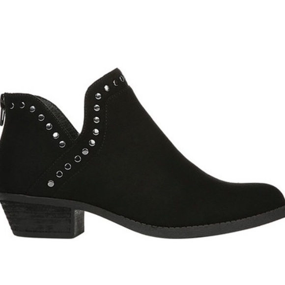 Carlos by Carlos Santana Black Suede Stud Booties - Size 6 - New in Box - Picture 2 of 5